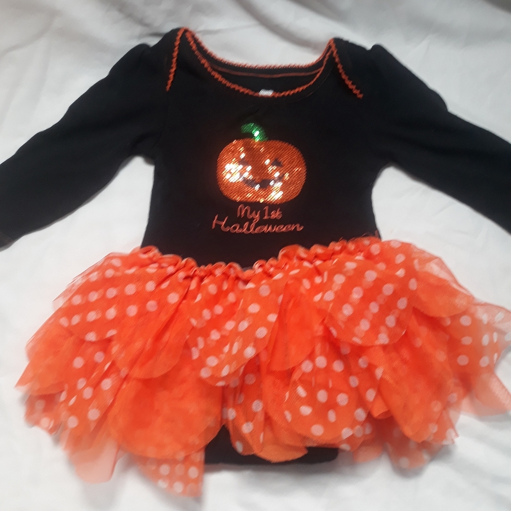 First Halloween baby dress